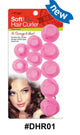 Magic Collection, Soft Hair Curlers, #DHR01, Pink