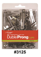 Magic Double Prong Clips, 80 Ct (#3125)