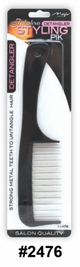 Magic Fabulous Detangler Styling Pik - Black and White (#2476)