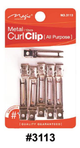 Magic, Metal Curl Clip (All Purpose), #3113, 12 Pcs