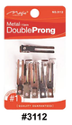 Magic, Metal Double Prong Clips, #3112, 12 Pcs