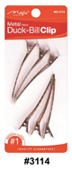 Magic, Metal Duck-Bill Clip, #3114, 6 Pcs