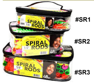 "Magic Premium Curl Spiral Rods - 1/4", 1/2", 5/8" (48 pcs each)"