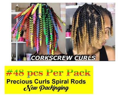 "Magic Premium Curl Spiral Rods - 1/4", 1/2", 5/8" (48 pcs each)"