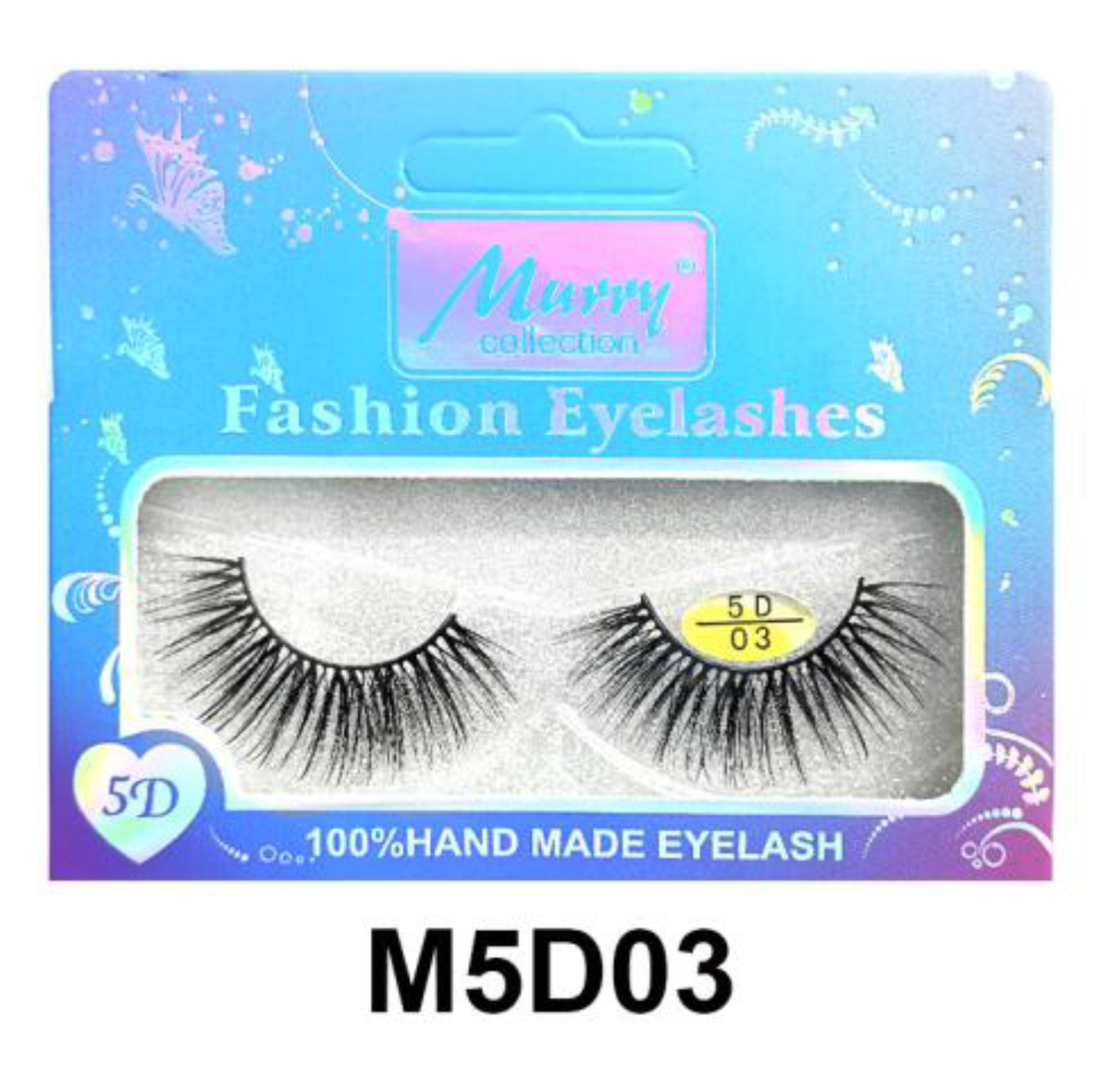 Murry Collection - 5D Fashion Eyelashes M5D03
Delicate Handcrafted Lashes for Natural Elegance