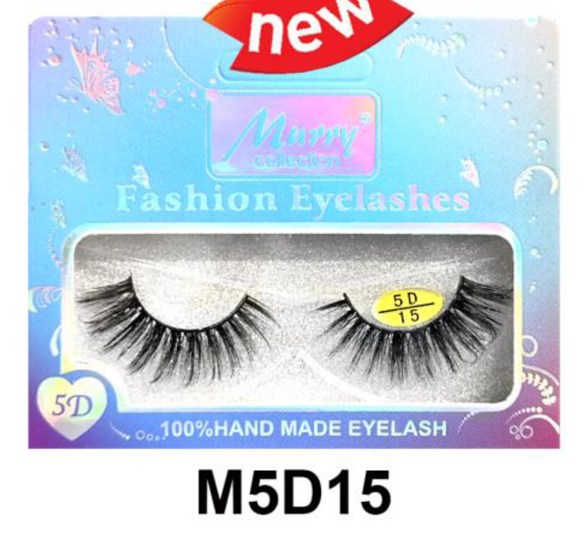 Murry Collection - 5D Fashion Eyelashes M5D15
Dramatic Handcrafted Lashes for Bold and Glamorous Looks