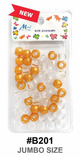 Murry Collection, Jumbo Beads, #B201, Gold & Clear