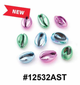 Murry Collection, Metallic Cowrie Shell Hair Beads, #12532AST, Assorted Colors