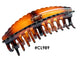 Murry Collection, Scalloped Hair Claw Clip, #CL989, Tortoiseshell