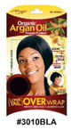 Organic Argan Oil Treated Long Tail Over Wrap - Black - #3010BLA