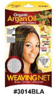 Organic Argan Oil Treated Weaving Net - Deluxe Expandable - Black - #3014BLA