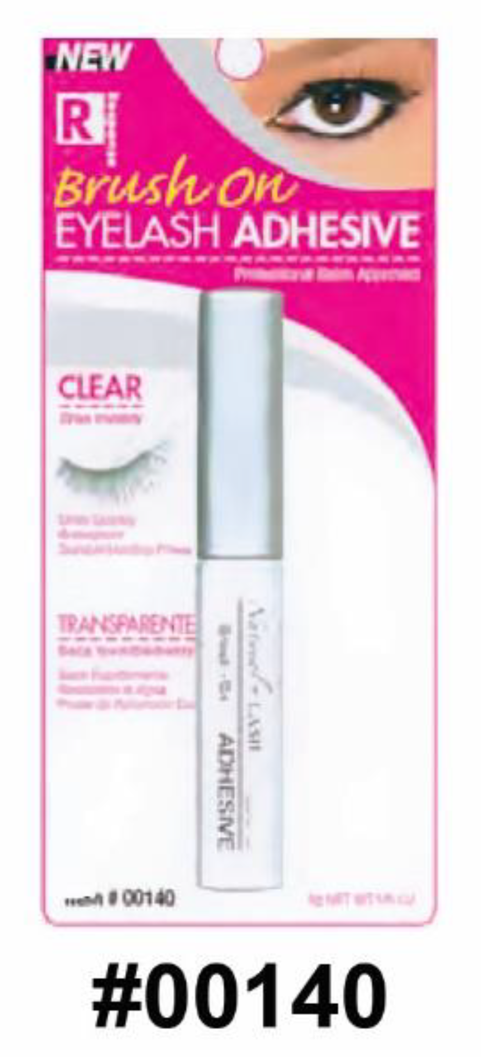 R Brush-On Eyelash Adhesive - Transparent Lash Glue (#00140)
