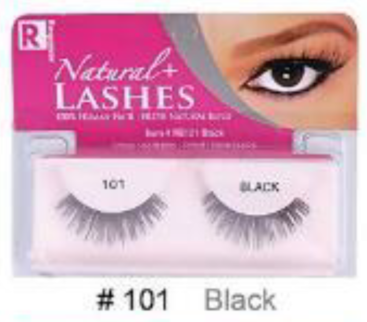 R Natural+ Lashes - #101 Black
Everyday Volume with a Lightweight Feel