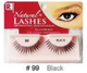 R Natural+ Lashes - #99 Black Natural Lightweight Lashes for Everyday Elegance