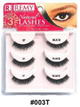 R Remy Natural+ Lashes - #003T Black Triple Volume Lashes for Maximum Drama