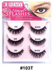 R Remy Natural+ Lashes - #103T Black Triple Layered Lashes for Eye-Catching Volume