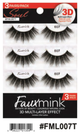 Response Soul Faux Mink Lashes - #FML007T 3 Pairs Pack - 3D Multi-Layered Lashes