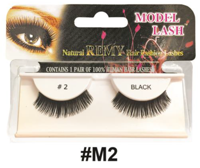 Remy Model Lash - Classic Style #M2
100% Human Hair Lashes for a Timeless Look