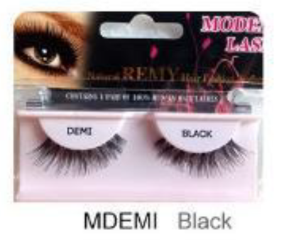 Remy Model Lash - Demi Black MDEMI
Soft and Natural Elegance