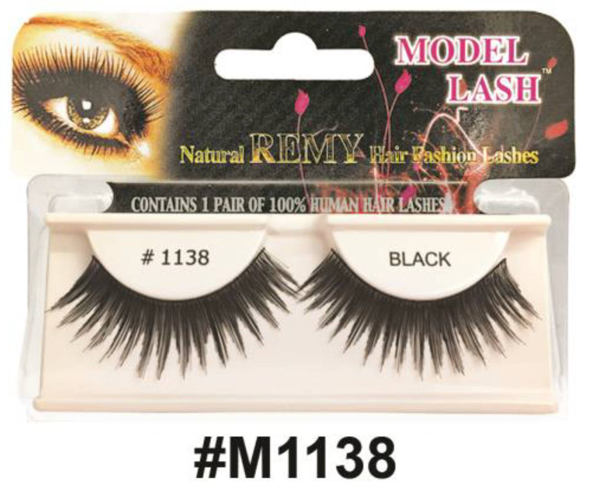 Remy Model Lash - Dramatic Style #M1138
100% Human Hair Lashes for Bold and Striking Looks