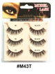 Remy Model Lash - Natural Style Triple Pack #M43T Versatile Black Lashes for Subtle Elegance