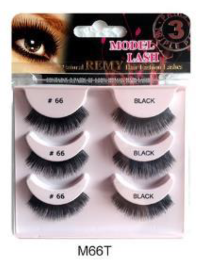 Remy Model Lash - Triple Pack Black M66T
Three Bold and Voluminous Lash Pairs