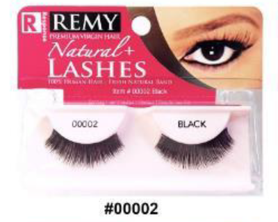 Remy Natural+ Lashes - #00002 Black
Natural Virgin Hair Lashes for a Classic Look