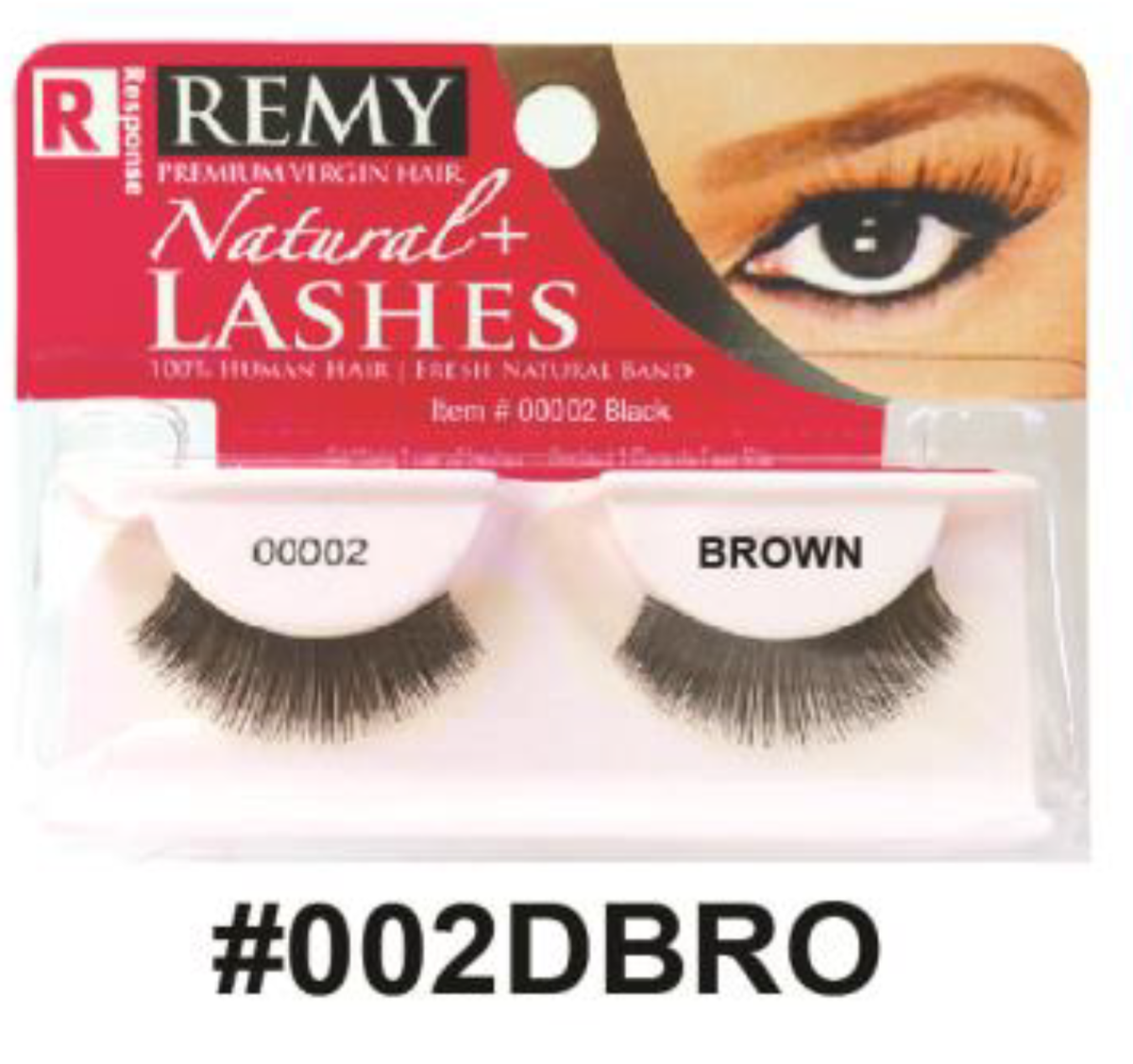 Remy Natural+ Lashes - #002DBRO Brown
Luxurious Virgin Hair Lashes for a Bold & Natural Look