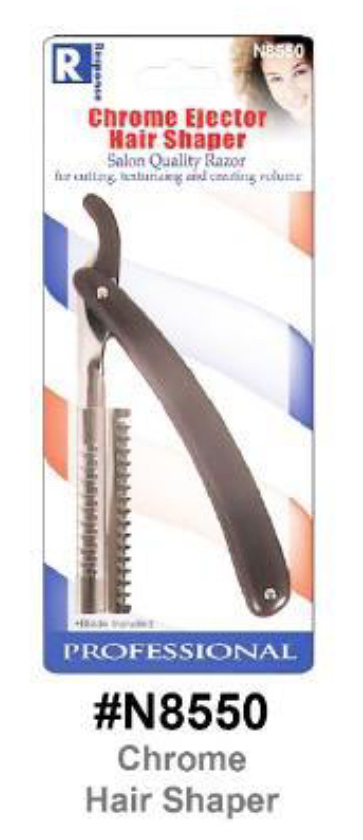 Response Chrome Ejector Hair Shaper, professional-grade salon tool, #N8550
