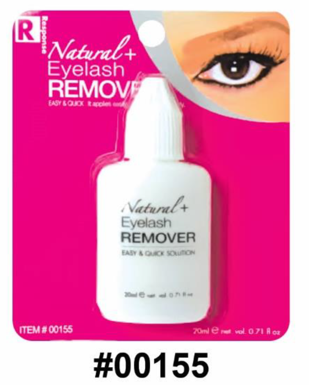 Response Natural+ Eyelash Remover - #00155
Gentle and Effective Lash Adhesive Removal Solution