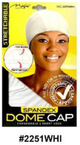 Spandex Dome Cap - Stretchable Short-Look - #2251BLA, #2251AST, #2251WHI, & #2251NAT