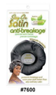 Stay On Satin Anti-Breakage Satin Edge Bonnet - Black - #7600