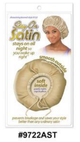 Stay On Satin Drawstring Bonnet - Assorted Colors - Smooth Outside, Soft Inside - #9722AST