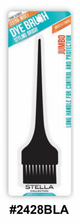 Stella, Extra-Wide Dye Brush with Long Handle, #2428BLA, Black