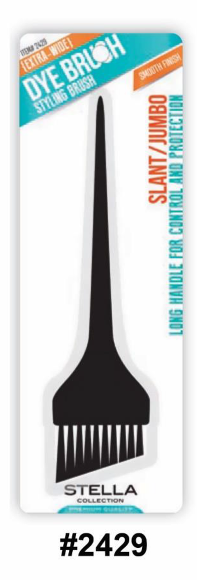 Stella, Extra-Wide Slant Dye Brush, #2429, Black