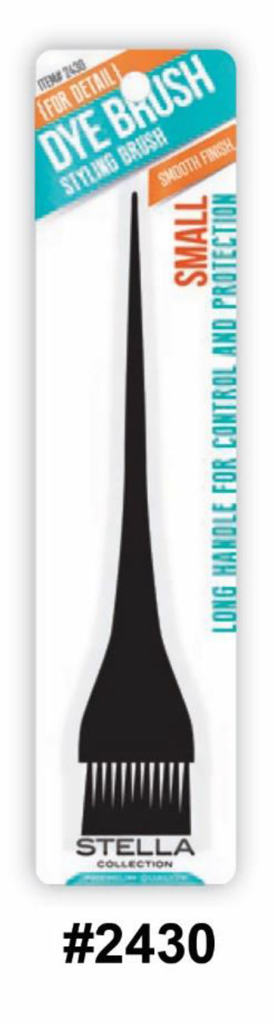Stella, Small Detail Dye Brush with Long Handle, #2430, Black