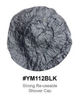 Strong Reusable Shower Cap - Black - #YM112BLK