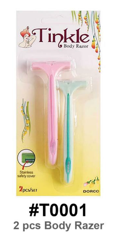 Tinkle Body Razor, 2 pcs Set, #T0001