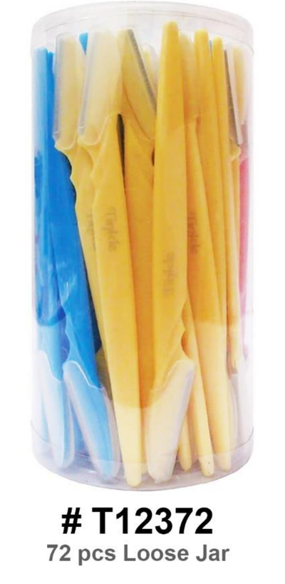 Tinkle Disposable Razors, 72 Pcs Jar, Mix Colors.