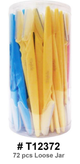 Tinkle Disposable Razors, 72 Pcs Jar, Mix Colors, #T12372