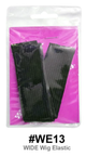 Wide Wig Elastic, Adjustable Strap, #WE13, Black