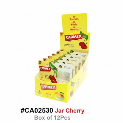 Carmex Cherry Lip Balm Jar #CA02530 Box of 12