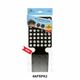 Marry Collection Afro Twist Hair Comb 2-in-1 Round Shape, #AFRPK2, Black