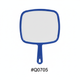 Medium Square Handheld Mirror with Handle Blue #Q0705