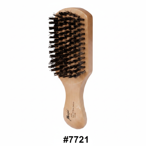 #7721 Magic Wave Brush with Handle – Boar Bristle
