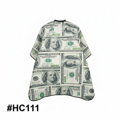 Dollar Bill print barber cape #HC111
