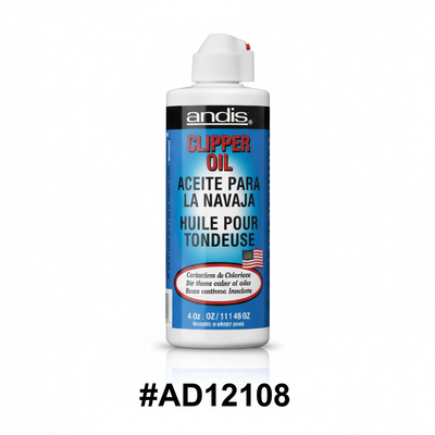 Andis Clipper Oil 4oz with Precision Nozzle #AD12108