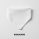 White Printed Paisley Bandana #BANWHI