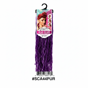 Mullo Head Scarf Zebra Purple #SCA44PUR