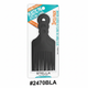3PCS Plastic Pik Styling Comb - Strong Flexible - Smooth Finish - Black - #2470BLA | Stella